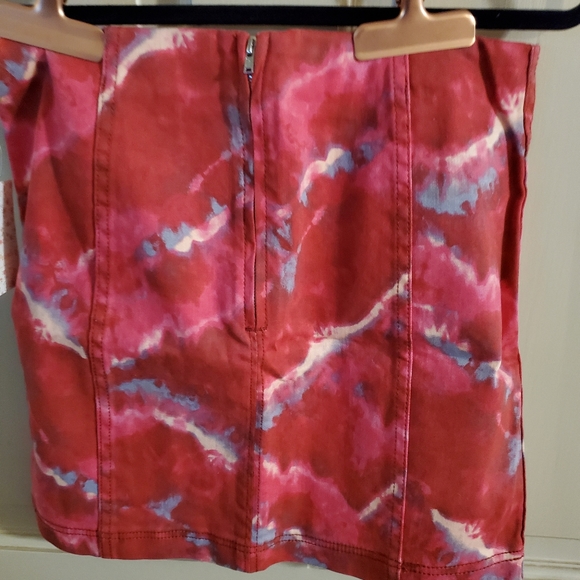 NWT Free People Skirt. Sz 8. Pink - Picture 5 of 7